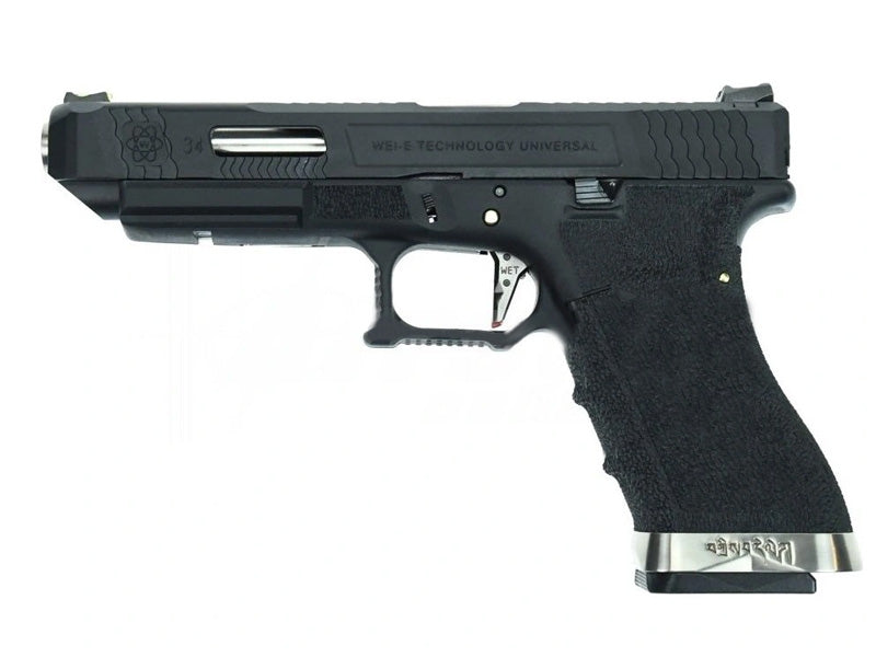 WE-Tech] T5 G34 GBB Pistol [BK/SV/BK] – SIXmm (6mm)