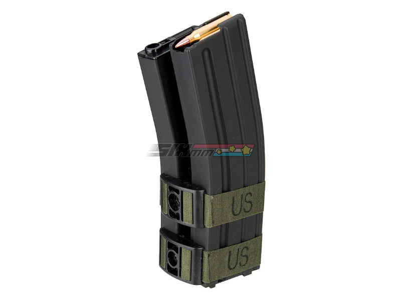 BattleAxe] M4/M16 Double Electric Magazine[800rds][BLK] – SIXmm (6mm)