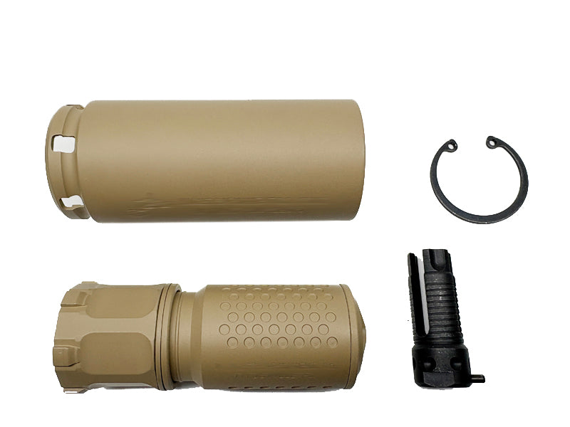 MadDog] QDC / MCQ-PRT Airsoft Dummy Silencer Set[FDE][Especially