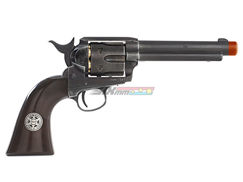 [Umarex] Wingun Revolver SAA .45 CO2 Metal[Antique Black][Cowboy Police Ver.][6mm Ver.]