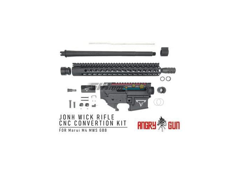 Angry Gun] John Wick Rifle CNC Conversion Kit [For Tokyo Marui MWS