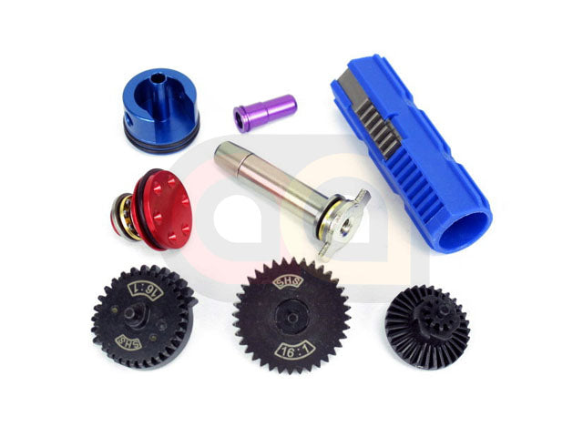 SHS] AK High Torque 16:1 Gear Tune-Up Set [7 Full Piston] – SIXmm (6mm)