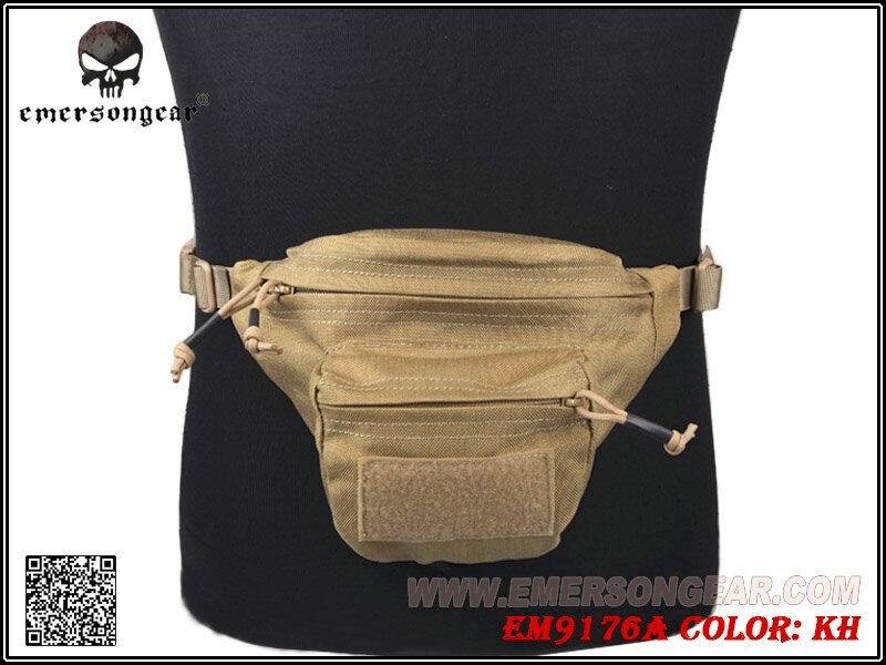 Emerson] Eagle Style Escape & Resistance Belly Waist ERB Bag[Khaki