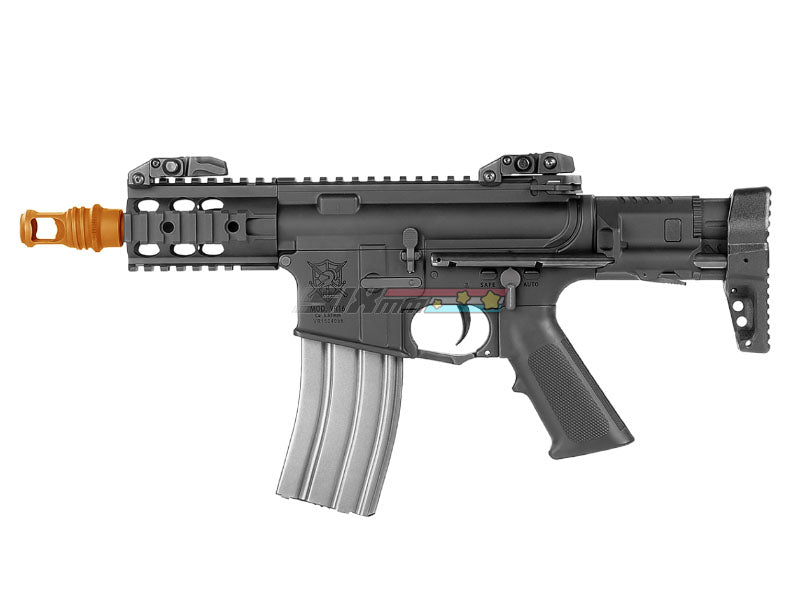 Gun[BLK]　VFC]　SIXmm　–　VR16　SB　AEG　Stinger　Airsoft　(6mm)