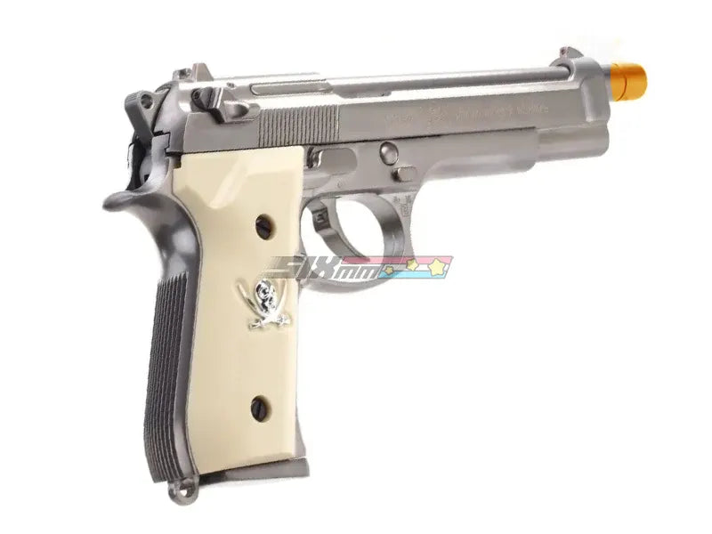 [WE-Tech] Full Metal M92  M9 Sword Cutlass GBB Pistol (Silver)