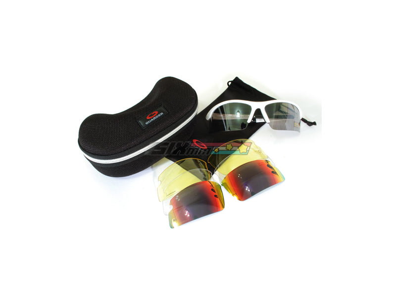 [Guarder] C6 Polycarbonate Sport Glasses[White]