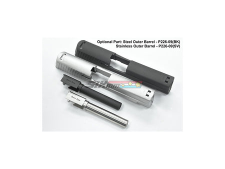 [Guarder] Aluminum Slide & Frame [For MARUI P226 Navy][No Marking][2022 New Version][BLK]