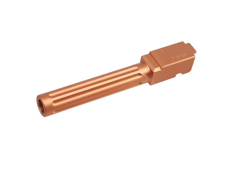 [5KU] Aluminium Fluted Barrel [For Marui G17 / G18 GBB Airsoft Series]