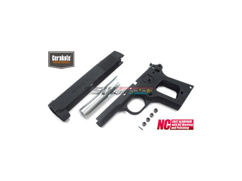 [Guarder] Aluminum Kit [For MARUI DETONICS.45][2016 New Version][Early Marking][Cerakote BLK]
