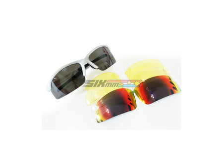 [Guarder] C6 Polycarbonate Sport Glasses[White]