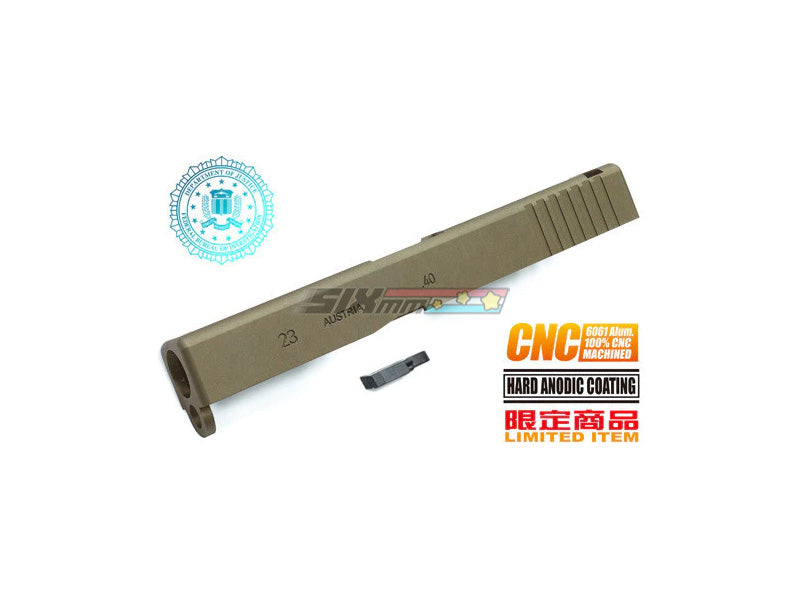[Guarder] 6061 Aluminum CNC Slide [For KJWORK G23 FBI][TAN]