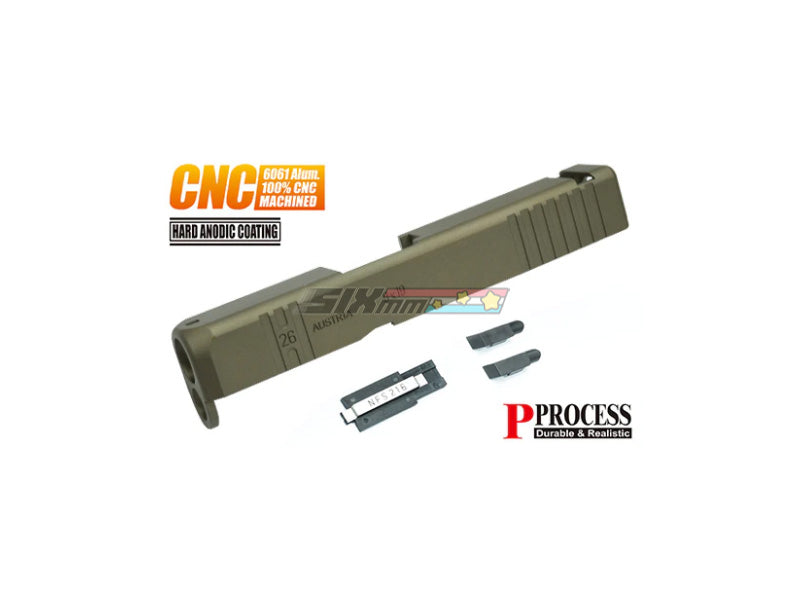 [Guarder] Aluminum CNC Slide [For MARUI G26 Gen3][Standard][FDE]