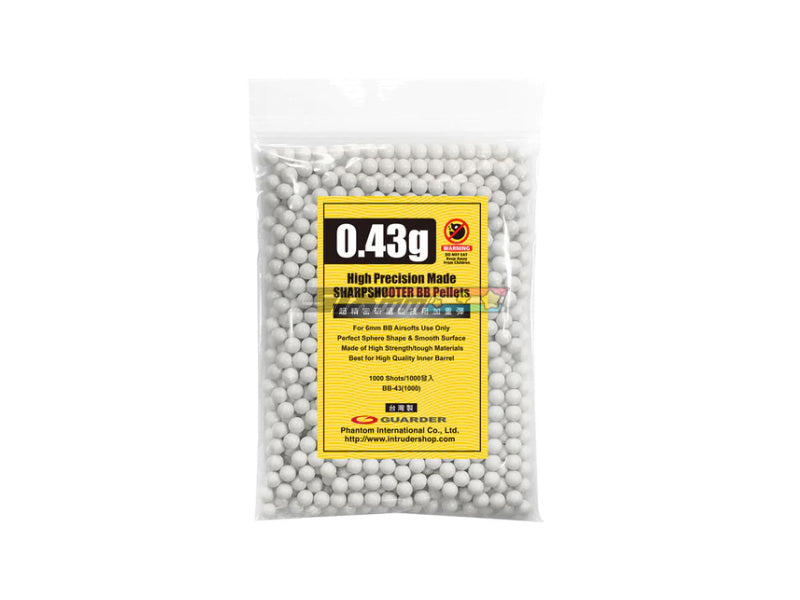 [Guarder] High Precision Made 0.43g BB Pellets[1000 rds/Bag]