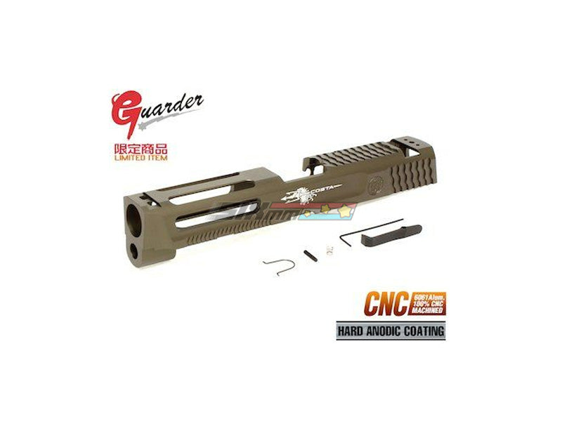 [Guarder] 6061 Aluminum CNC Slide [For M&P9][Costa ATEi Marking][TAN]