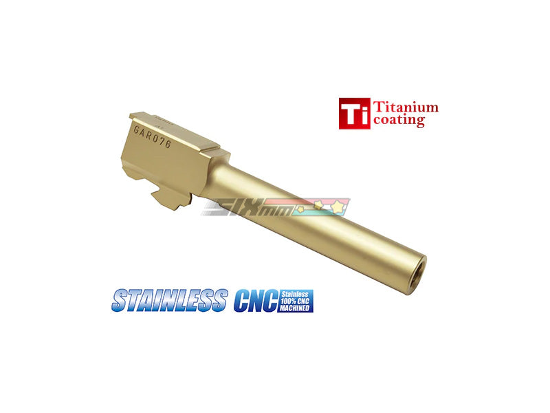 [Guarder] Aluminum CNC Titanium Golden Outer Barrel [For TM G17]