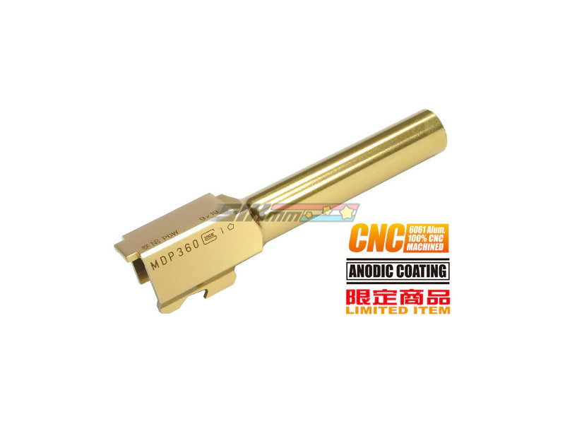 [Guarder] Aluminum CNC Titanium Golden Outer Barrel[For KJ G19][A Type]