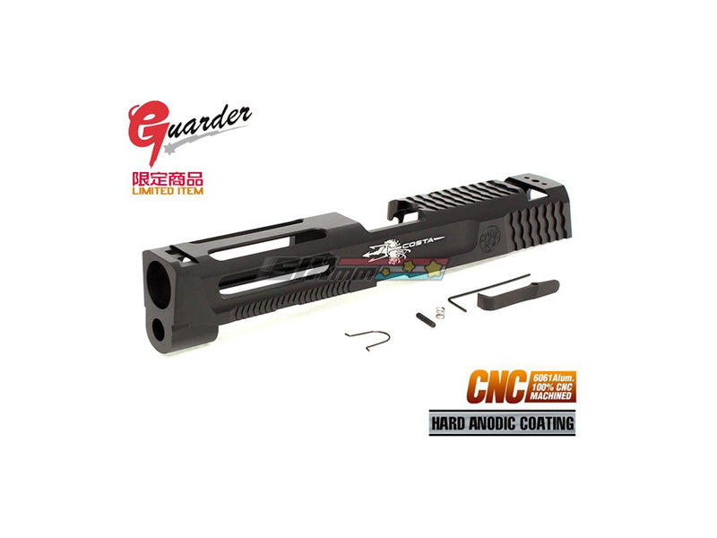 [Guarder] 6061 Aluminum CNC Slide [For M&P9][Costa ATEi Marking][BLK]