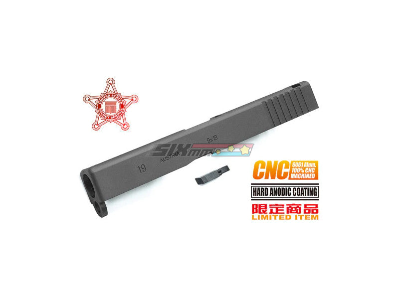 [Guarder] 6061 Aluminum CNC Slide [For KJWORK G19 S.S.A][Alum. Original][BLK]