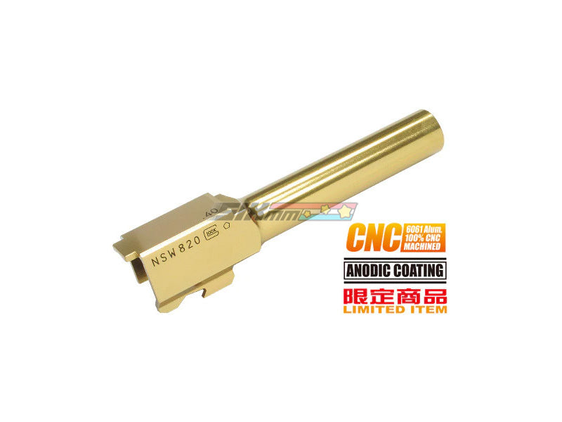 [Guarder] Aluminum CNC Titanium Golden Outer Barrel [For KJ G23][B Type]