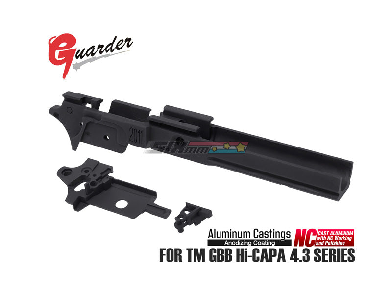 [Guarder] Aluminum Frame [For MARUI HI-CAPA 4.3][4.3 Type][STI 2011][BLK]