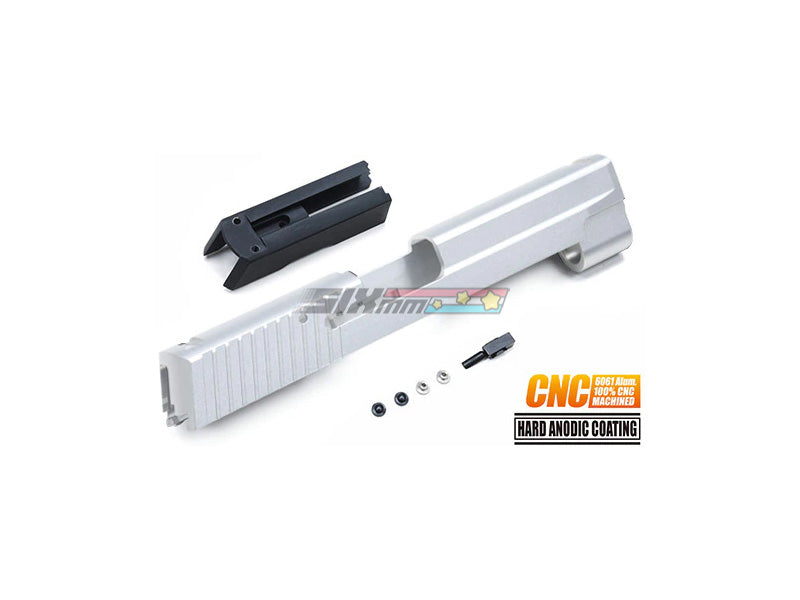 [Guarder] Aluminum CNC Slide Set [For MARUI P226/E2][Late Ver. Marking][Matte SV]