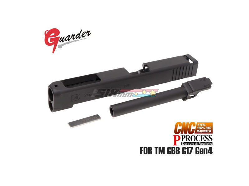 [Guarder] CNC Steel Slide/Barrel kit [For MARUI G17 Gen4][G34 Gen4 Standard][BLK]