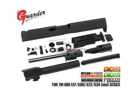 [Guarder] G17 Gen2 Aluminum Slide Complete Set [2020 New Ver.][U.S. Ver.][BLK]