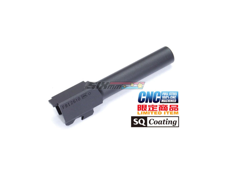 [Guarder] CNC Steel Outer Barrel [For KJ G23 FBI][C Type][BLK]