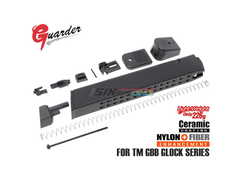 [Guarder] Light-Weight Magazine Kit [For MARUI G17/18C/19/22/26/34][50RDS Extended][BLK]