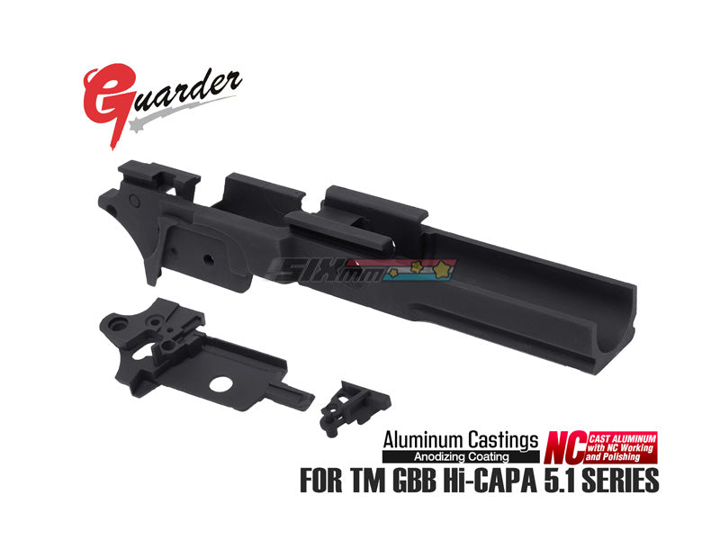 [Guarder] Aluminum Frame [For MARUI HI-CAPA 5.1][Standard][NO Marking][BLK]