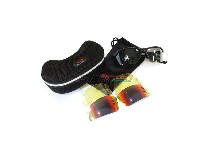 [Guarder] C6 Polycarbonate Eye Protection Glasses[Polished Black]