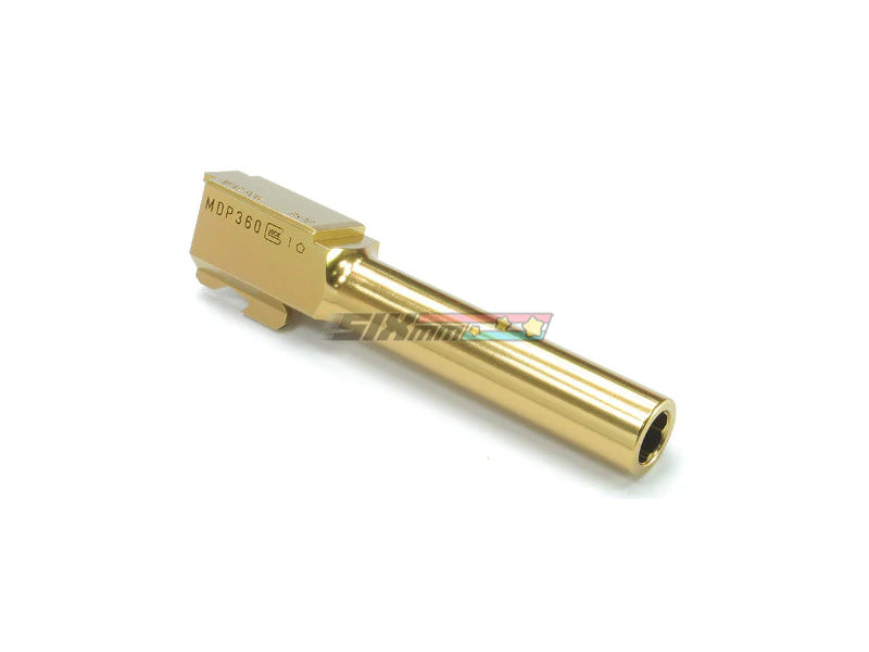 [Guarder] Aluminum CNC Titanium Golden Outer Barrel[For KJ G19][A Type]