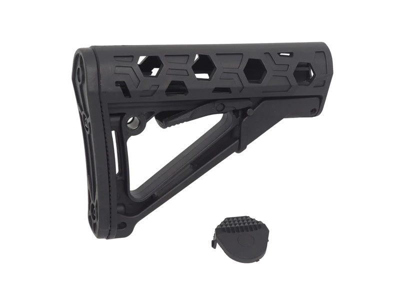[Double Bell] Compact Type Retractable Stock [For AR / M4 Series][BLK]