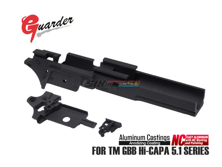 [Guarder] Aluminum Frame [For MARUI HI-CAPA 5.1][Standard][STI 2011][BLK]
