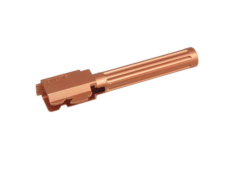 [5KU] Aluminium Fluted Barrel [For Marui G17 / G18 GBB Airsoft Series]