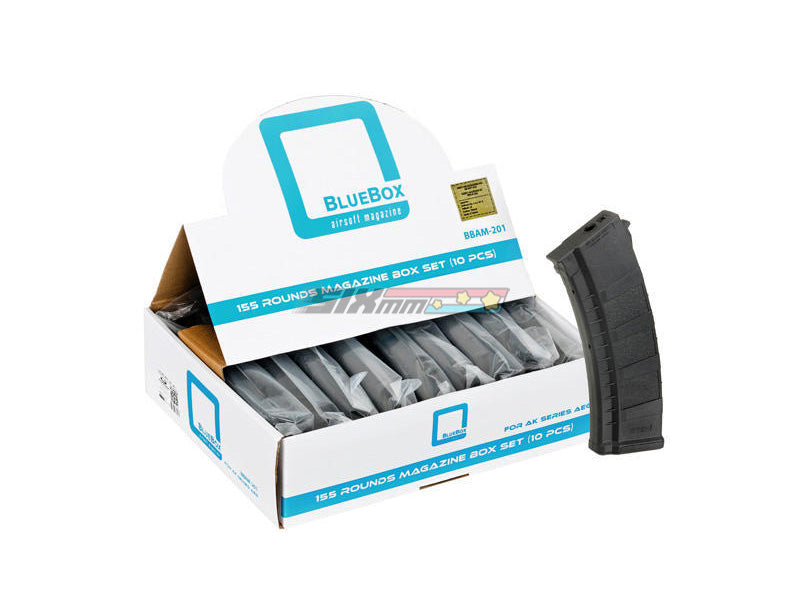 [Guarder] BLUEBOX 155rd Magazine [For AK AEG Series][10pcs][BLK]
