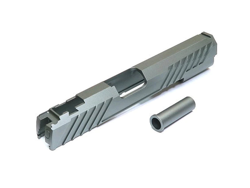 [Dr. Black] Aluminum 5.1"Slides Type 300 [For TOKYO MARUI HI-CAPA 5.1 Series][GREY]