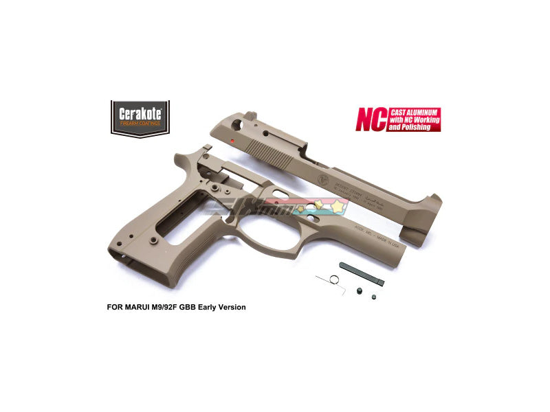 [Guarder] Aluminum Kit [For MARUI M9 GBB Early Type][2019 New Version][Desert Storm][Cerakote FDE]\