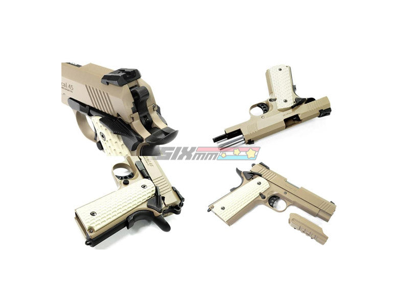 [Guarder] Aluminum Slide & Frame [For MARUI Desert Warrior 4.3][TAN]