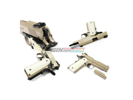[Guarder] Aluminum Slide & Frame [For MARUI Desert Warrior 4.3][TAN]