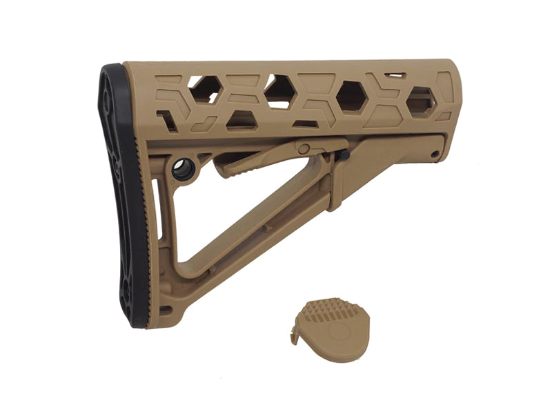 [Double Bell] Compact Type Retractable Stock [For AR / M4 Series][DE]