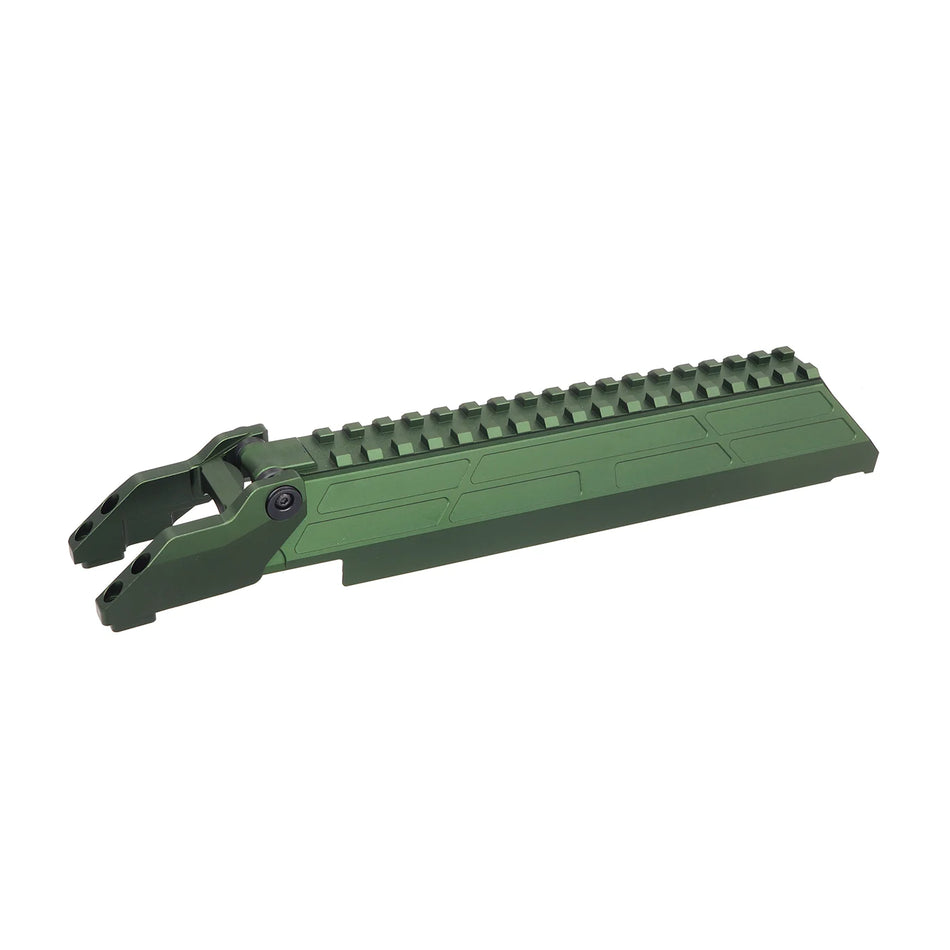 5KU 1913 Railed Dust Cover for Marui AKM GBB Black