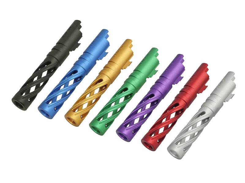 [5KU] 4.3 Inch Aluminum Hollow Outer Barrel [For Marui HI CAPA GBB Series][SV]