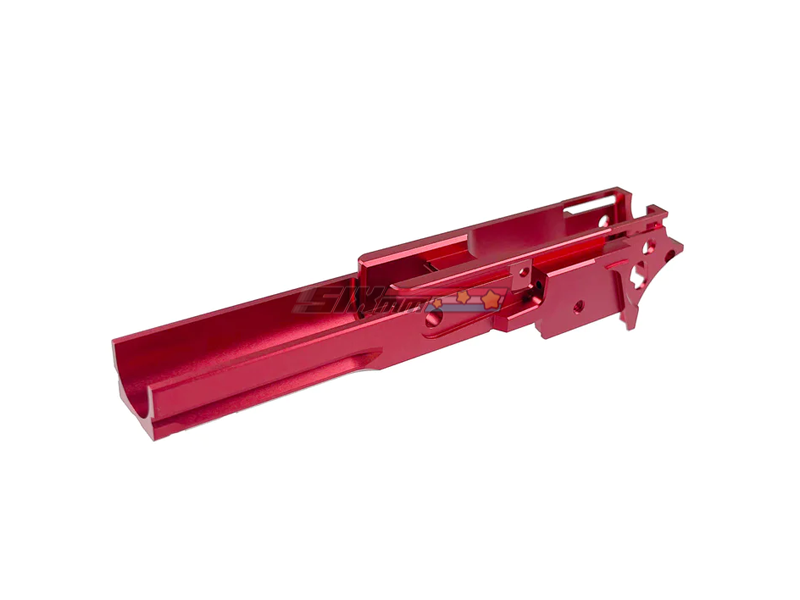 [5KU] 3.9inch CNC Aluminium Middle Frame[Tokyo Marui HI-CAPA 5.1 GBB Series][Red]