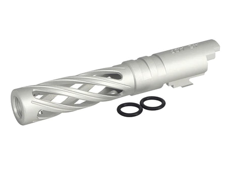 [5KU] 4.3 Inch Aluminum Hollow Outer Barrel [For Marui HI CAPA GBB Series][SV]