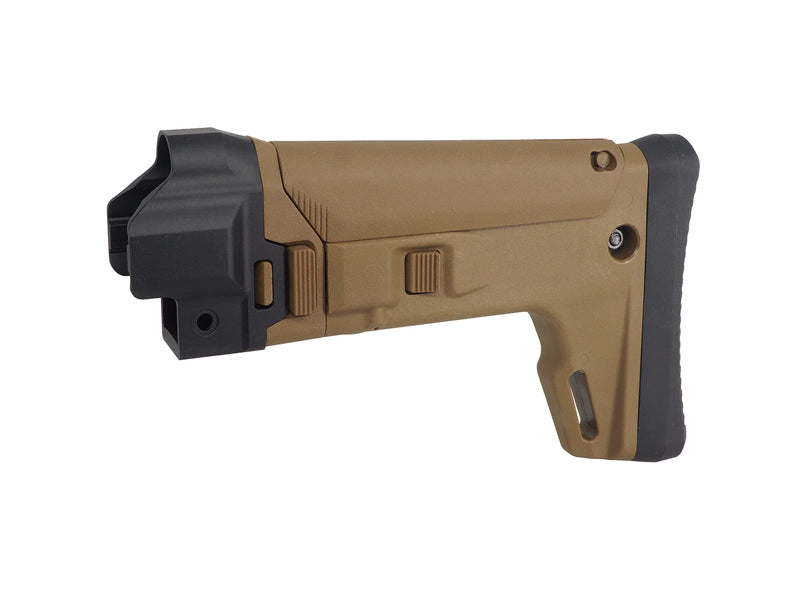 [5KU] ACR Style Retractable Stock [for CYMA MP5 Airsoft] [5KU-418] [Ta ...