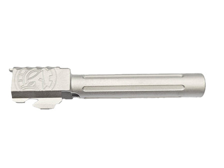 [5KU] Aluminium BAD Airsoft Outer Barrel[For Tokyo Marui G17 GBB Series][SV][Threaded]