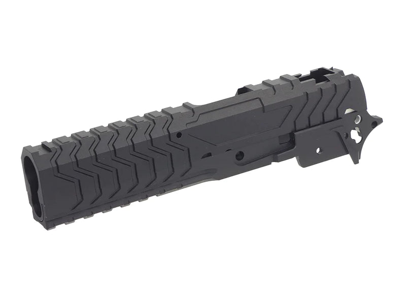 [5KU] CNC Aluminium Matrix Slide and Middle Frame Set[For Tokyo Marui HI CAPA GBB Series][BLK]