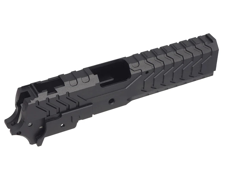 [5KU] CNC Aluminium Matrix Slide and Middle Frame Set[For Tokyo Marui HI CAPA GBB Series][BLK]