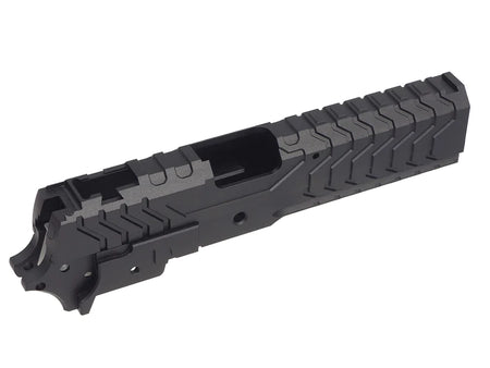 [5KU] CNC Aluminium Matrix Slide and Middle Frame Set[For Tokyo Marui HI CAPA GBB Series][BLK]